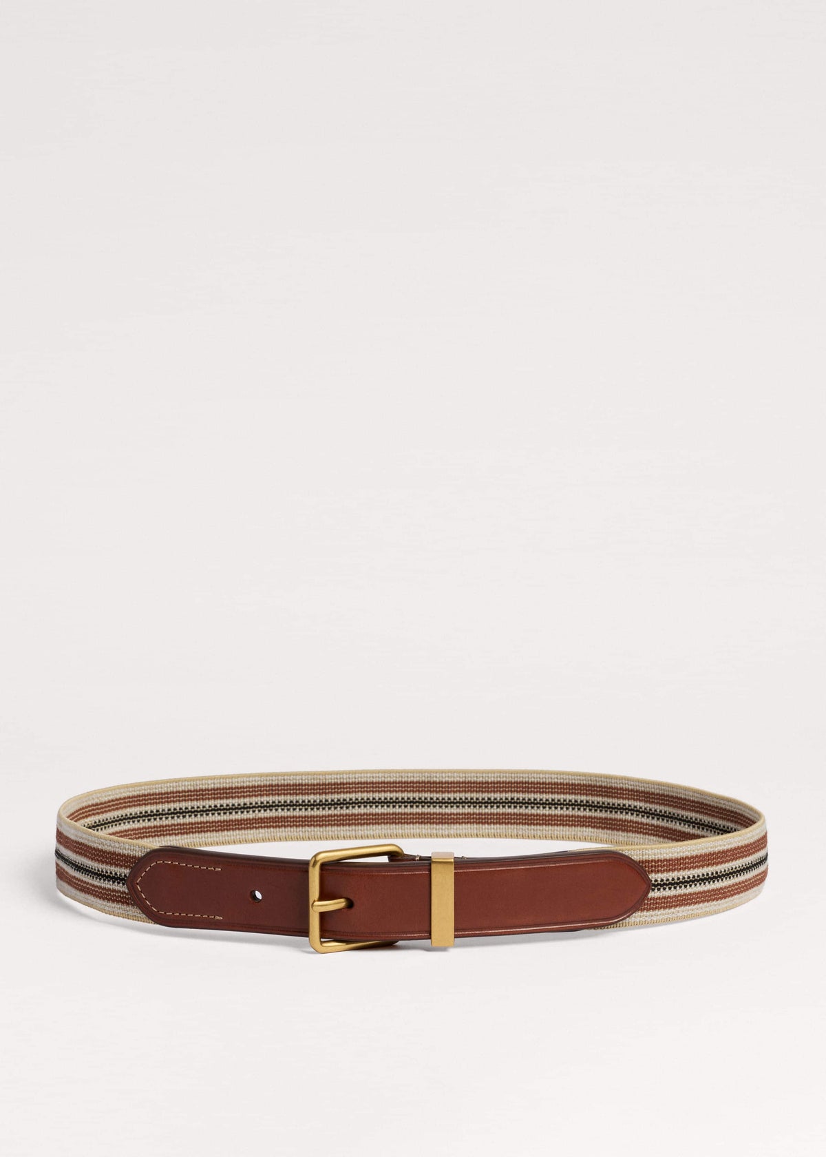 ME+EM Accessories Brown Elastic Stretch Belt