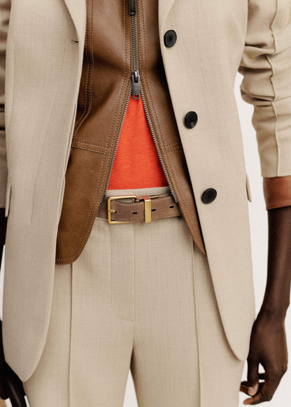ME+EM Accessories Black + Tan Reversible Belt