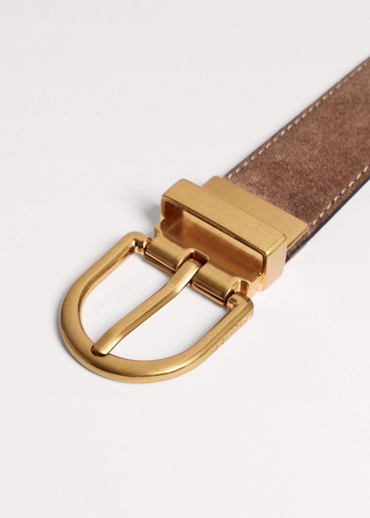 ME+EM Accessories Brown Classic Round Reversible Belt