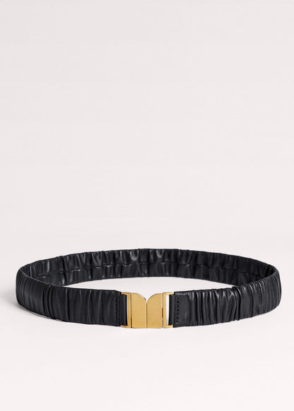 ME+EM Accessories Black Elasticated Belt