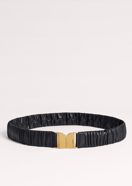ME+EM Accessories Black Elasticated Belt