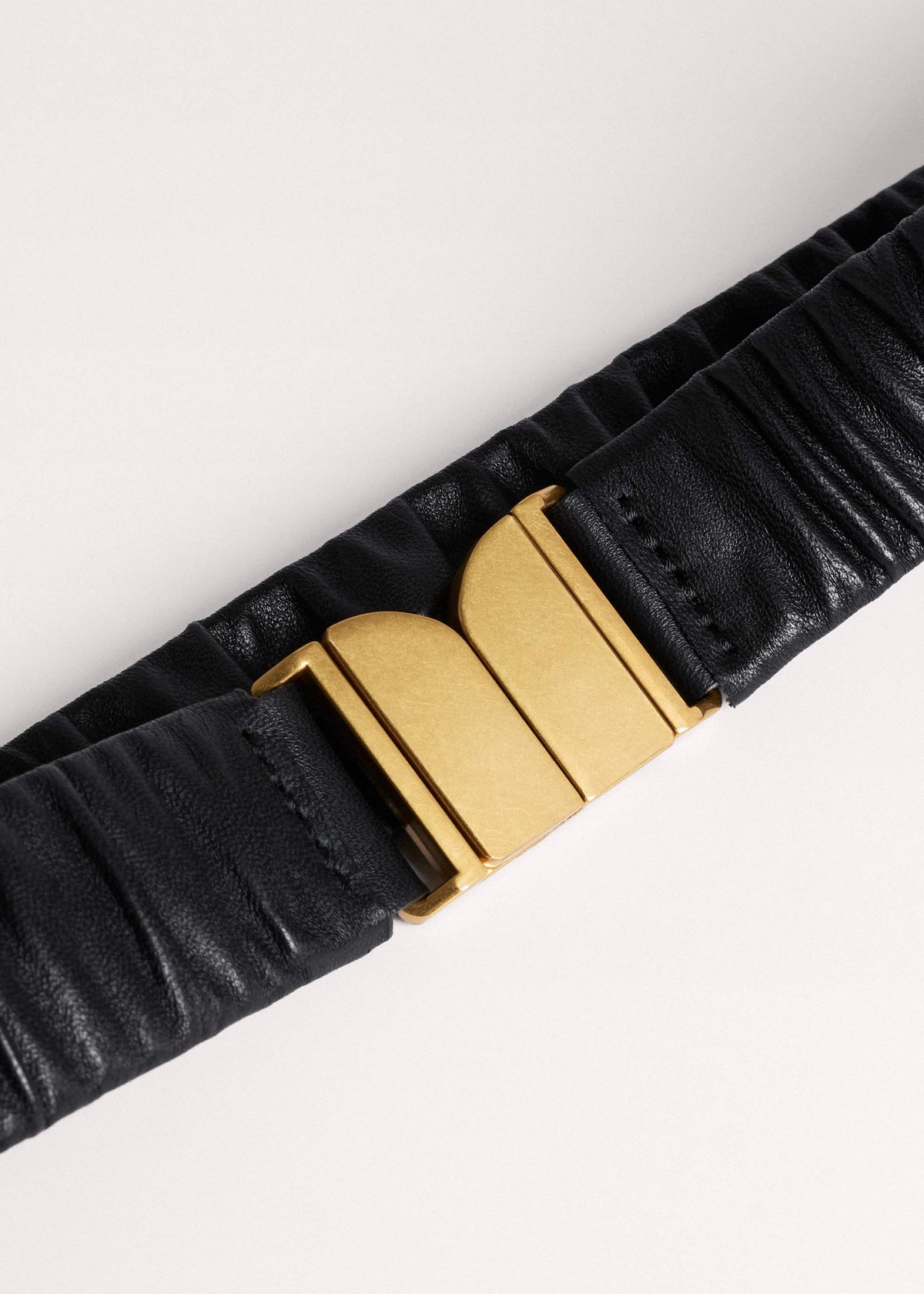 ME+EM Accessories Black Elasticated Belt
