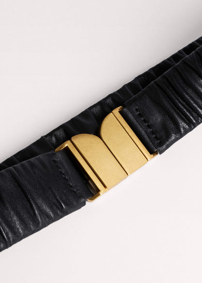 ME+EM Accessories Black Elasticated Belt