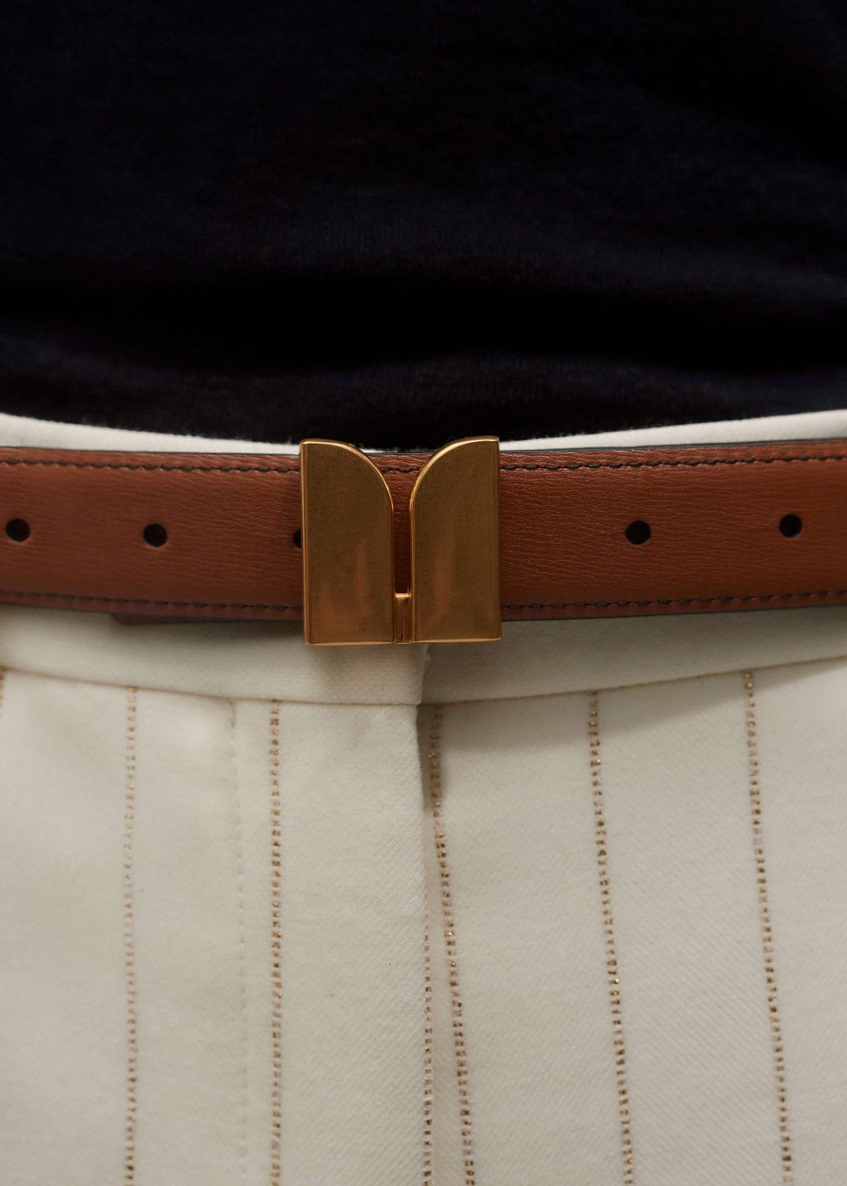 ME+EM Accessories Black Reversible Belt