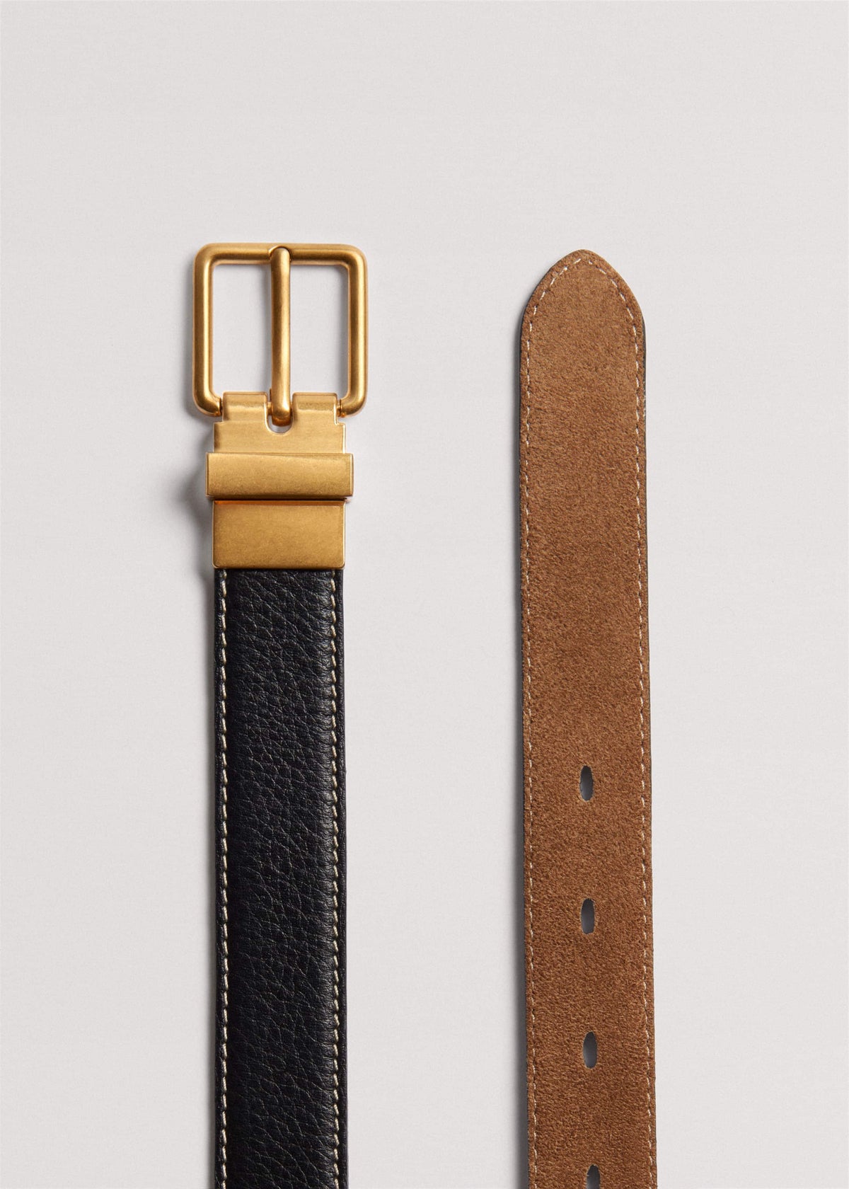 ME+EM Accessories Black Reversible Belt