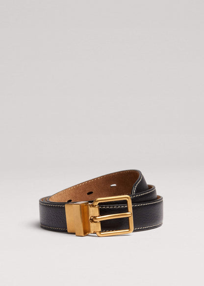 ME+EM Accessories Black Reversible Belt