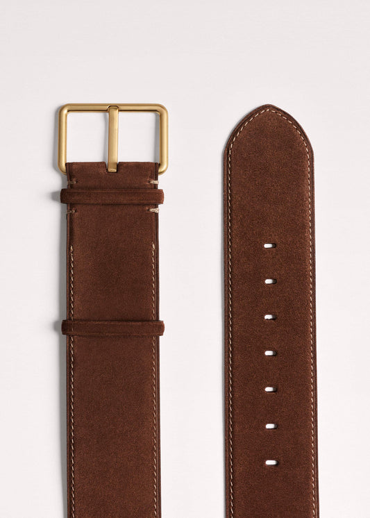 ME+EM Accessories Brown Extra Wide Waisted Belt