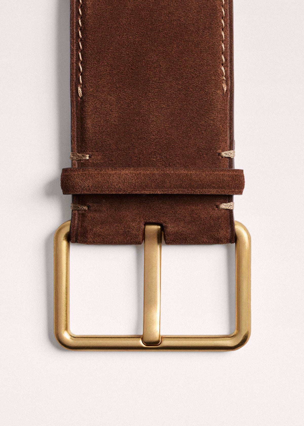 ME+EM Accessories Brown Extra Wide Waisted Belt