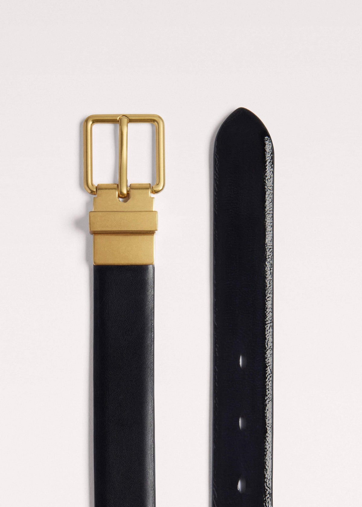 ME+EM Accessories Black Reversible Belt