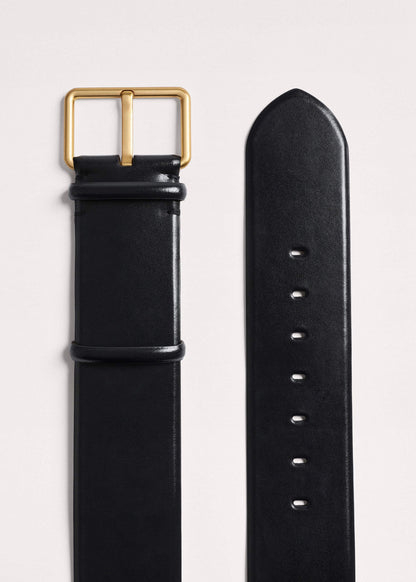 ME+EM Accessories Black Extra Wide Waisted Belt