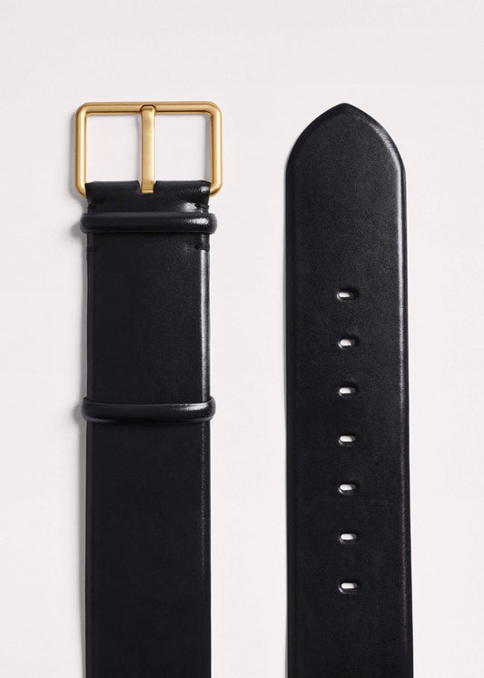 ME+EM Accessories Black Extra Wide Waisted Belt