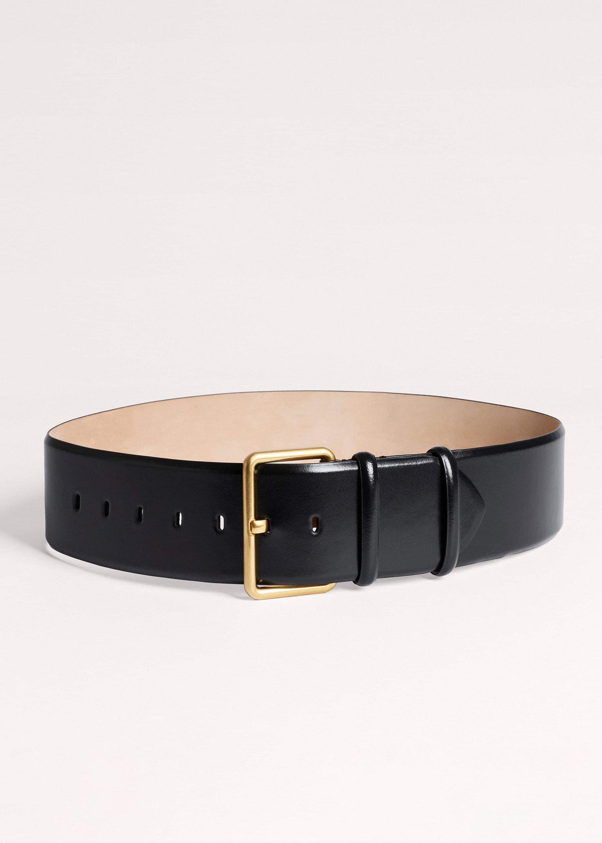 ME+EM Accessories Black Extra Wide Waisted Belt