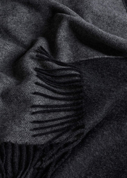 ME+EM Accessories Gray Cashmere Blend Travel Scarf