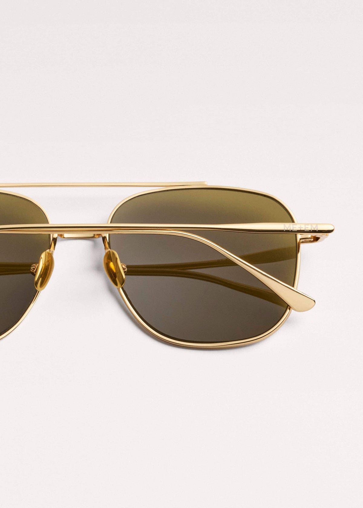 ME+EM Accessories Olive Aviator Sunglasses