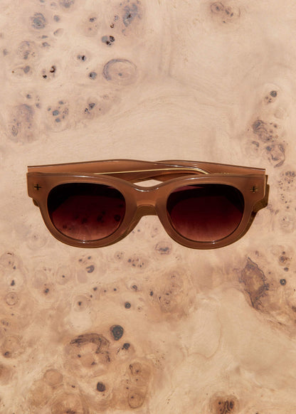 ME+EM Accessories Nude D Frame Sunglasses