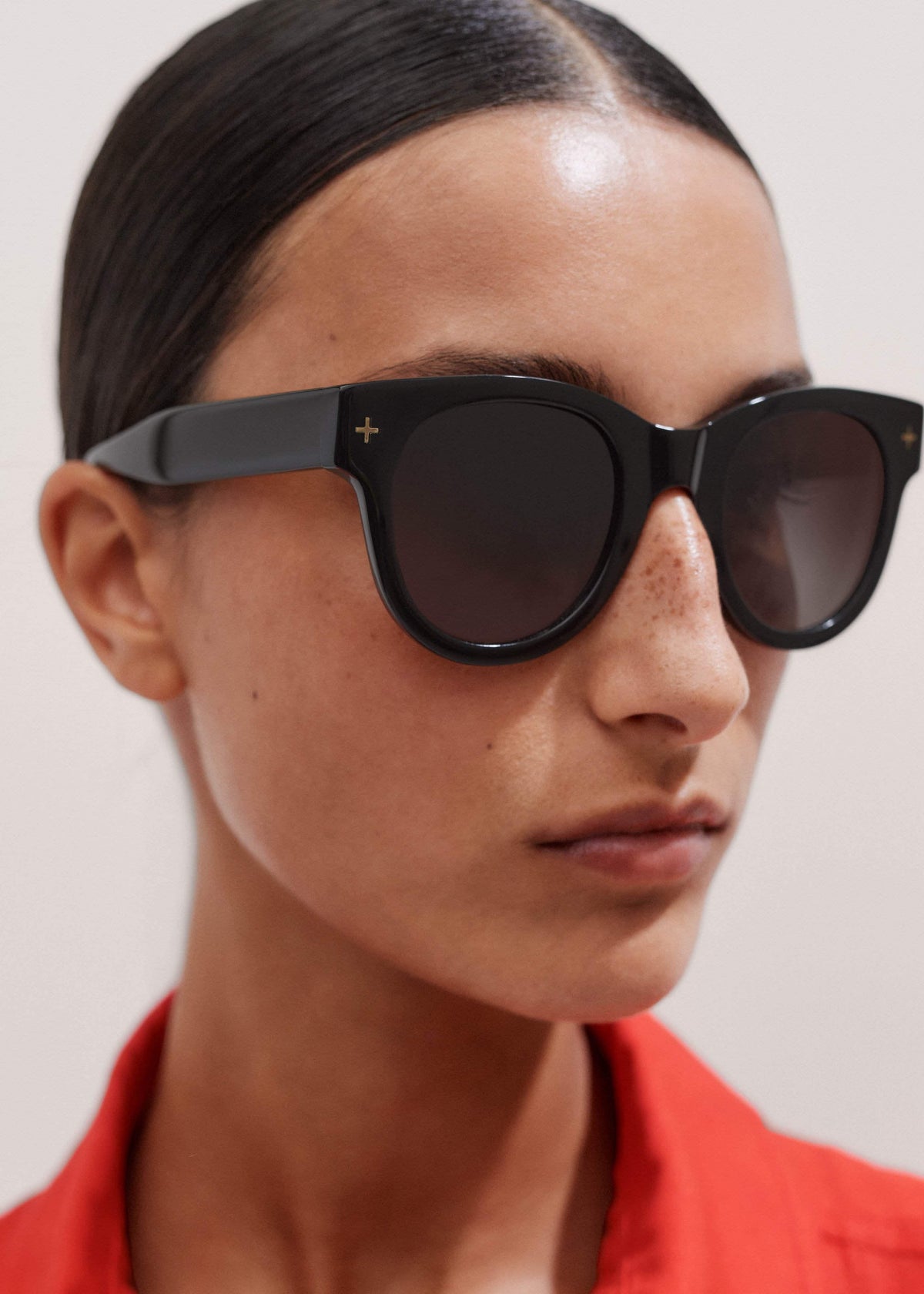 ME+EM Accessories Black D Frame Sunglasses