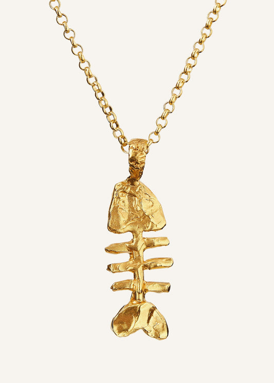 ME+EM Accessories Gold Silhouette Of Summer Necklace