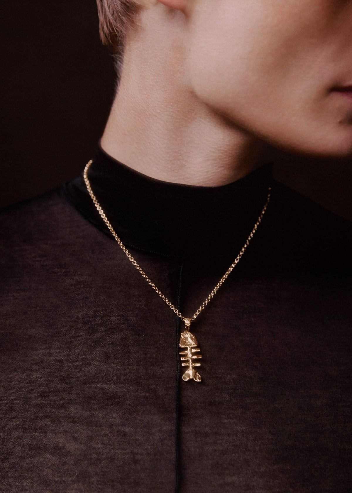 ME+EM Accessories Gold Silhouette Of Summer Necklace