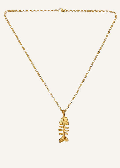 ME+EM Accessories Gold Silhouette Of Summer Necklace