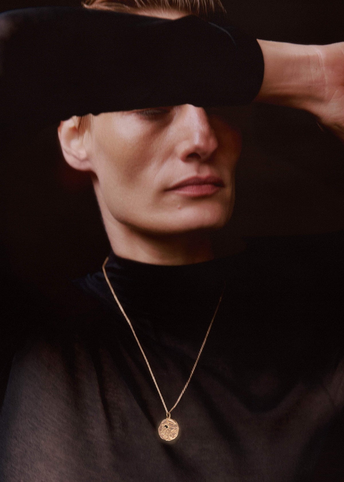 ME+EM Accessories Gold Aquarius Necklace