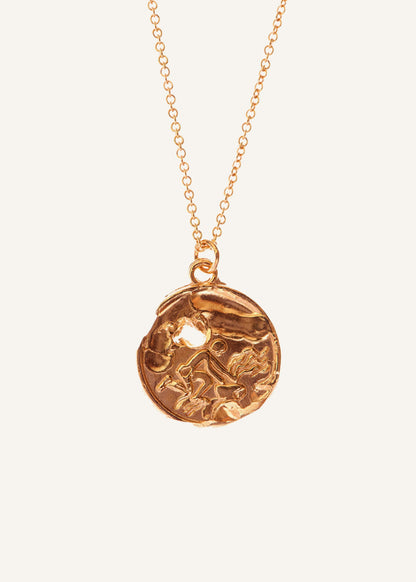 ME+EM Accessories Gold Aquarius Necklace
