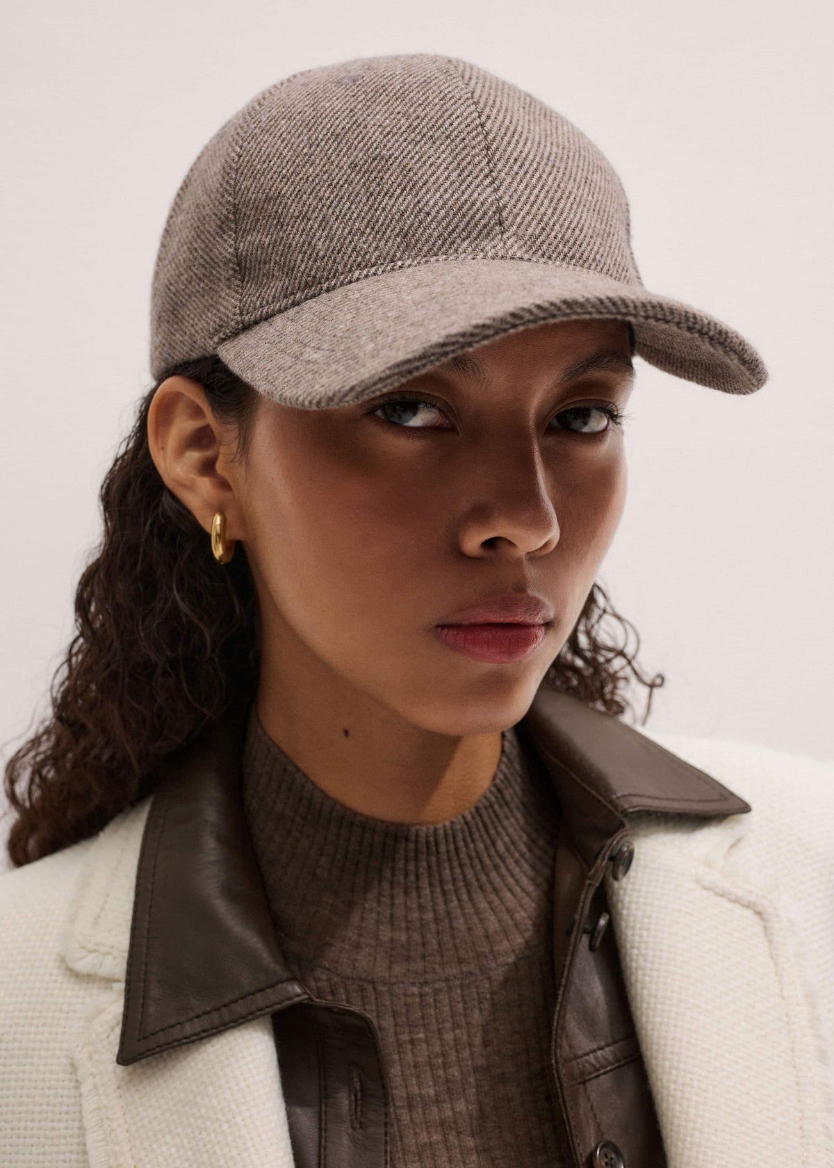 ME+EM Accessories Mocha Baseball Cap
