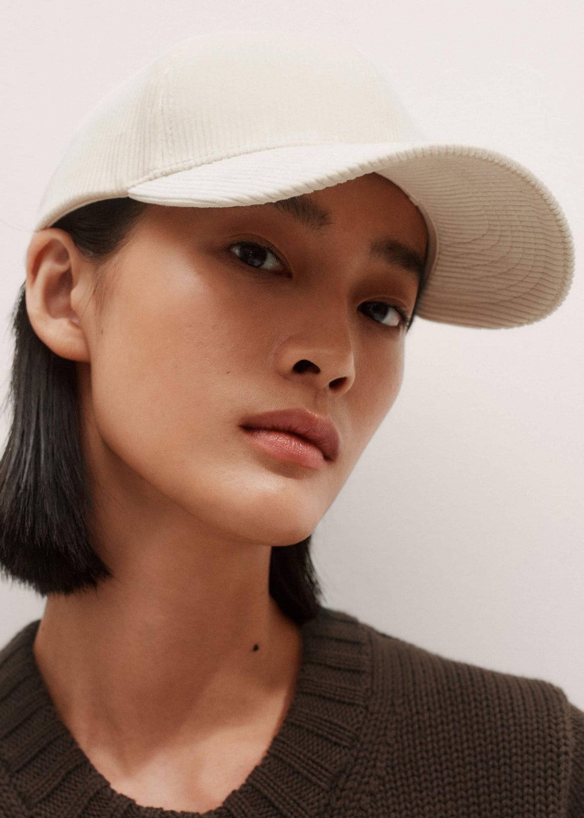 ME+EM Accessories Cream Baseball Cap