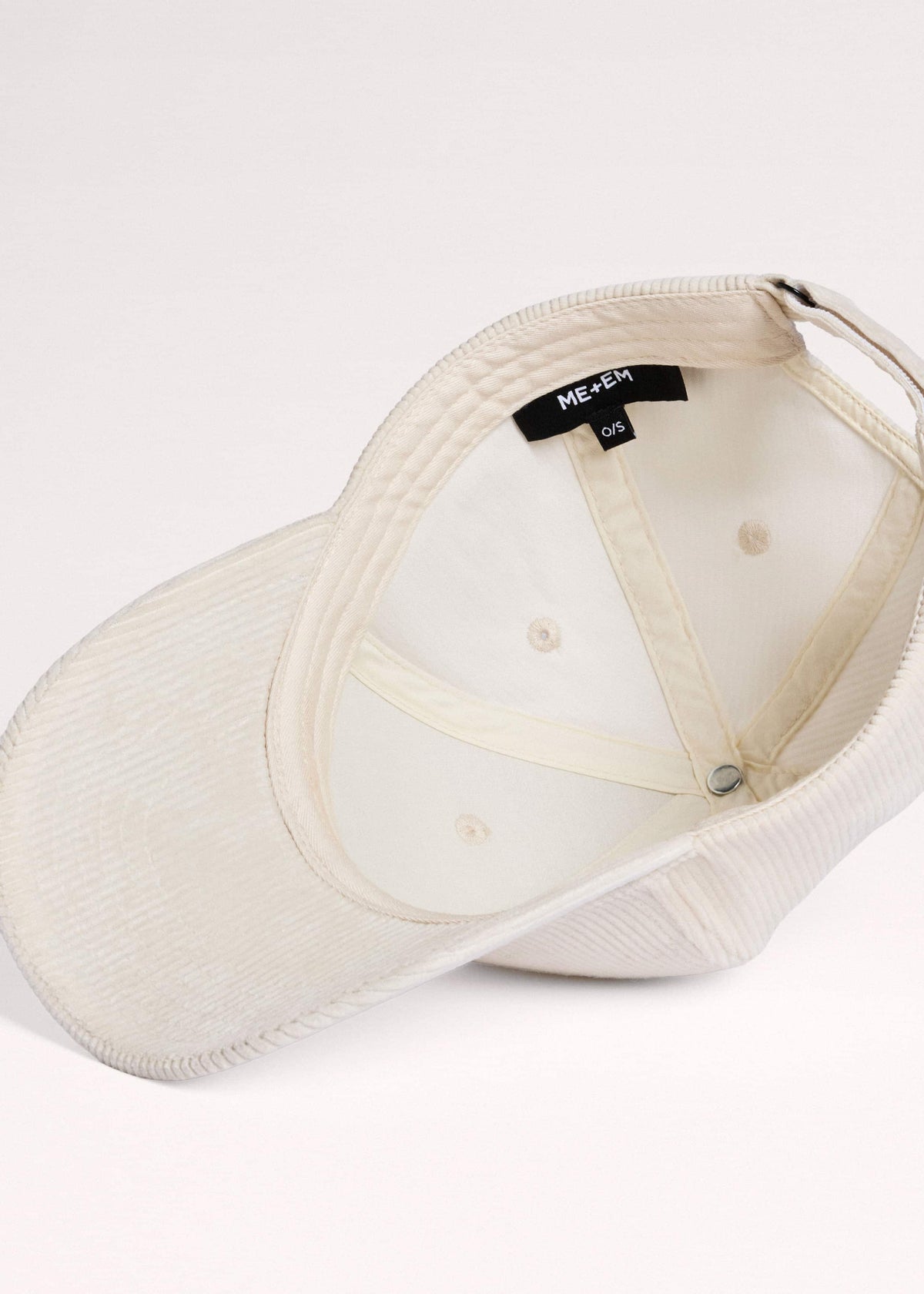 ME+EM Accessories Cream Baseball Cap