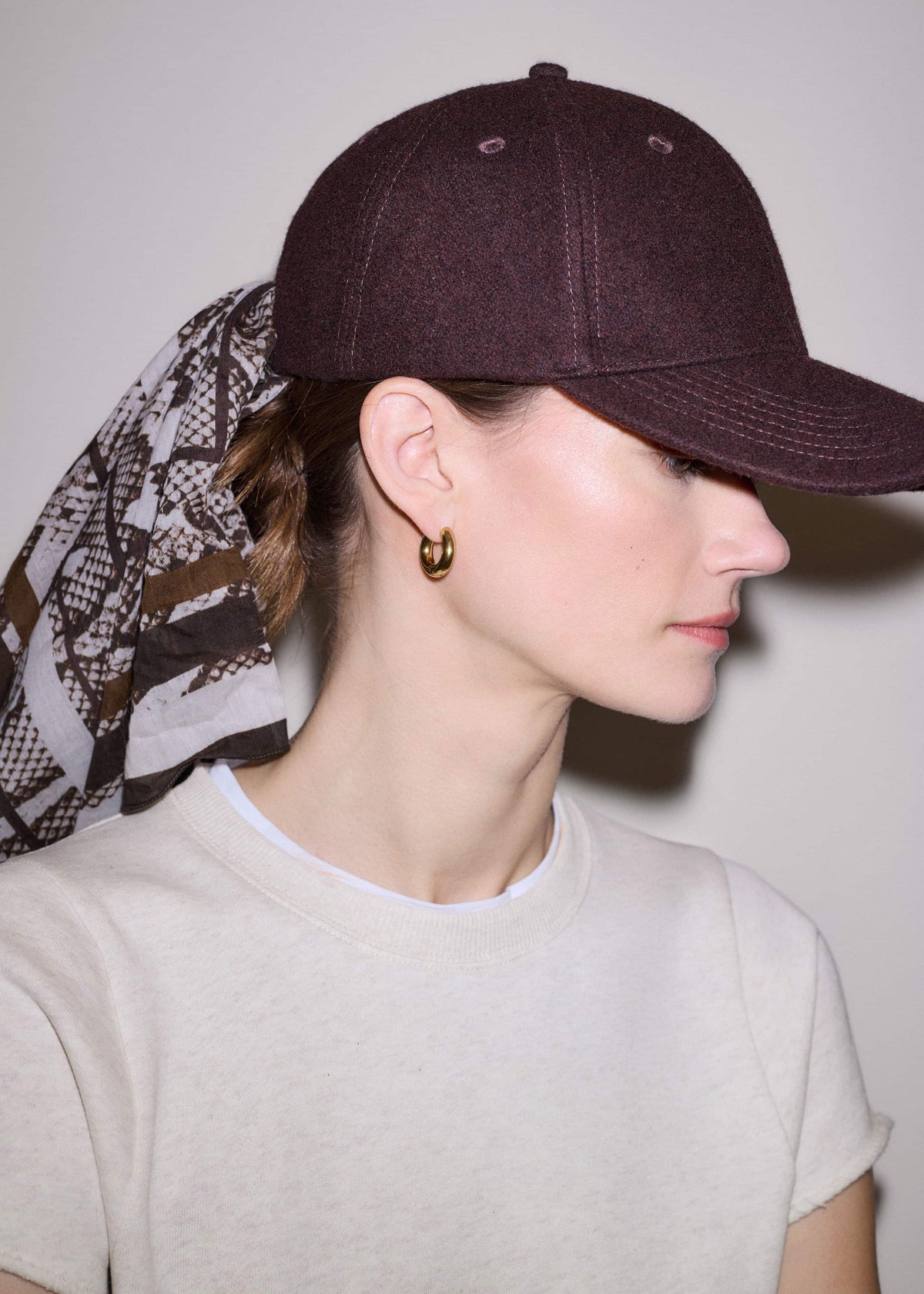 ME+EM Accessories Brown Baseball Cap